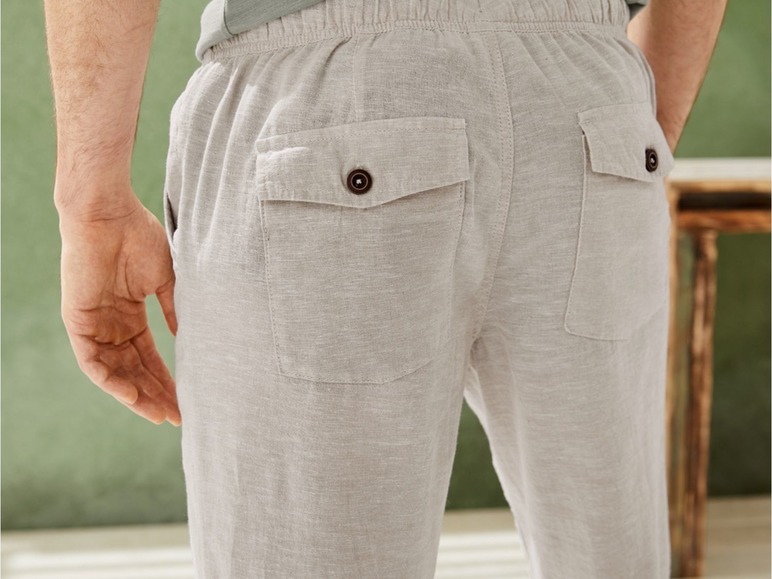 Aller en mode plein écran LIVERGY® Pantalon d'été en lin et coton - Photo 10