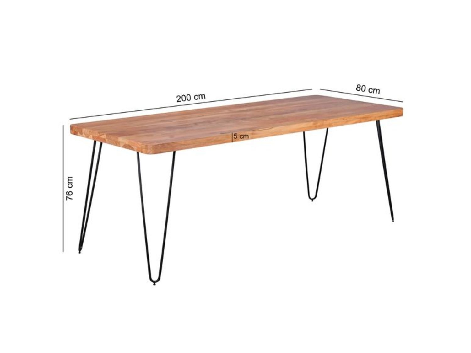 varkensvlees vals beneden Wohnling Eettafel, 160 / 200 x 80 cm | Lidl.be