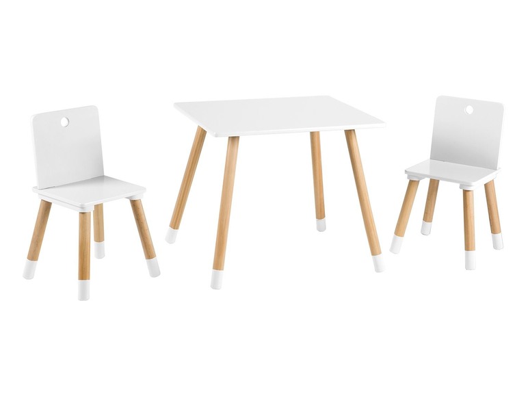 Ga naar volledige schermweergave: Set van tafel en 2 stoelen voor kinderen - afbeelding 1