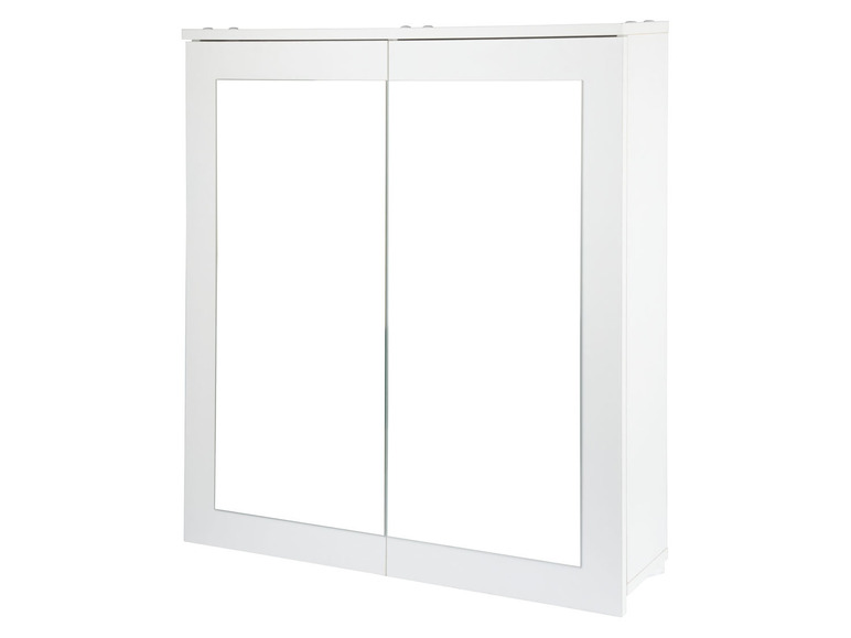 Aller en mode plein écran LIVARNO home Armoire de toilette à miroir, 69 x 77 x 17 cm - Photo 1