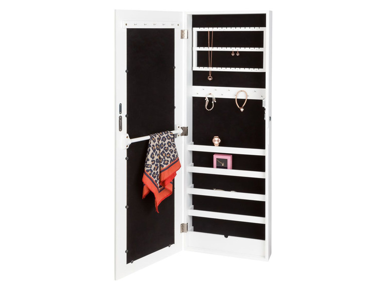 Aller en mode plein écran LIVARNO LIVING Armoire à bijoux avec miroir, 36 x 110 x 9,5 cm - Photo 4