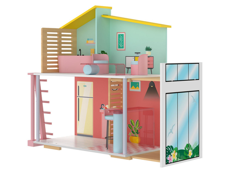 Ga naar volledige schermweergave: Playtive Fashion Doll poppenhuis - afbeelding 1