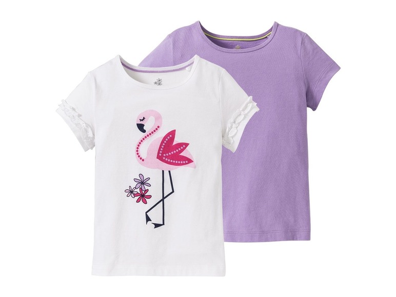 Ga naar volledige schermweergave: lupilu® Set van 2 T-shirts voor meisjes - afbeelding 15