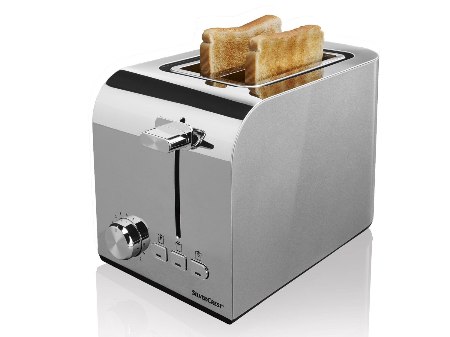 SILVERCREST® Grille-pain 850 W, Pour le pain de mie et la baguette AU CHOIX