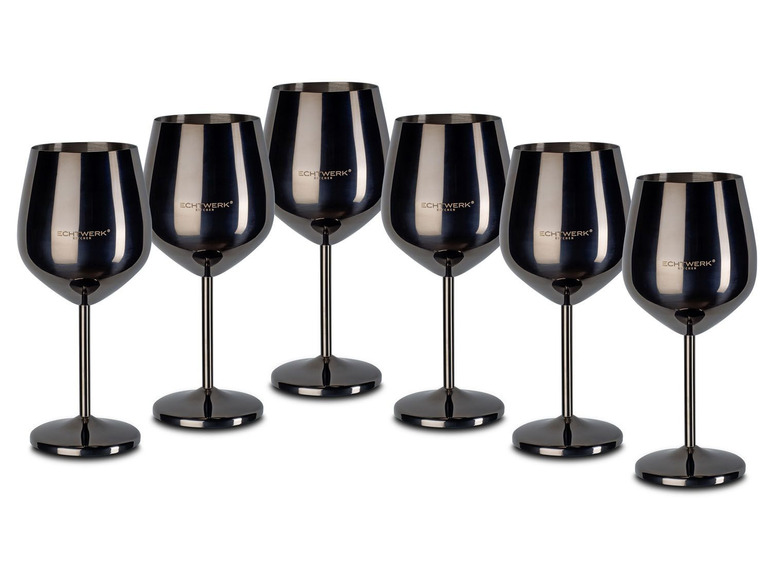 Aller en mode plein écran ECHTWERK Set de verres à vin en acier inoxydable, set de 2 - Photo 20