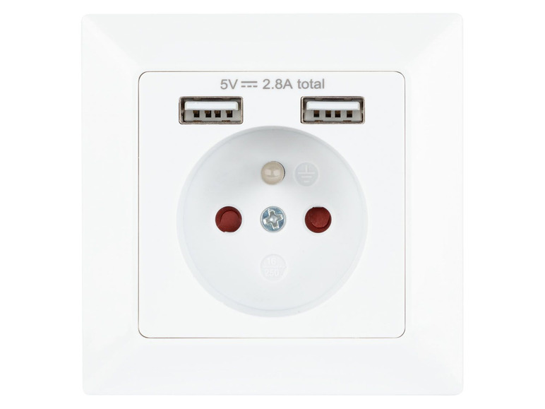 Aller en mode plein écran SILVERCREST® Prise murale USB - Photo 1
