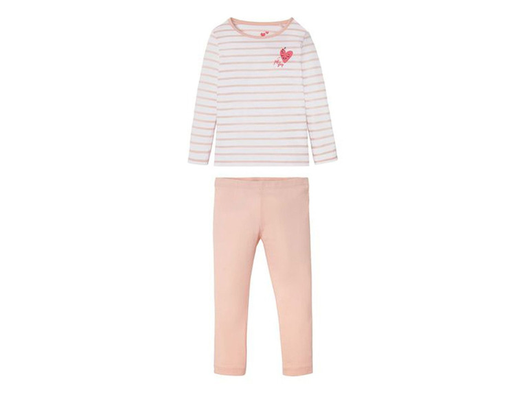 Aller en mode plein écran lupilu® Pyjama pour filles, 86/92 - 110/116, set de 2 - Photo 15