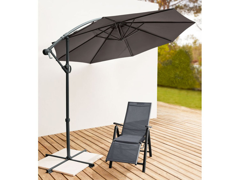 Ga naar volledige schermweergave: florabest Zwevende parasol Ø 300 cm, handzwengel - afbeelding 11