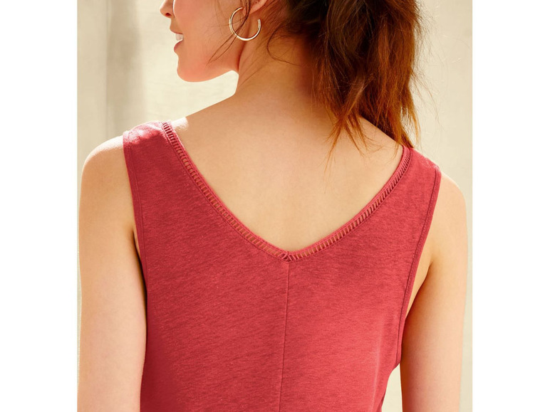 Ga naar volledige schermweergave: esmara Mouwloze top van een linnenmix - afbeelding 10
