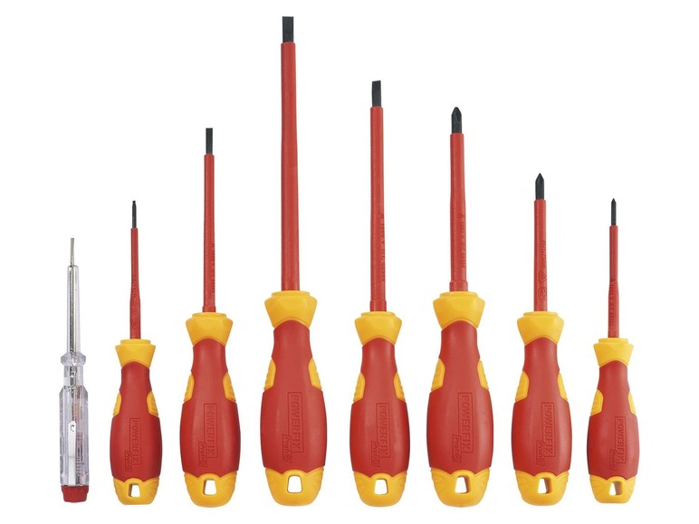 Ga naar volledige schermweergave: POWERFIX Schroevendraaierset - afbeelding 1