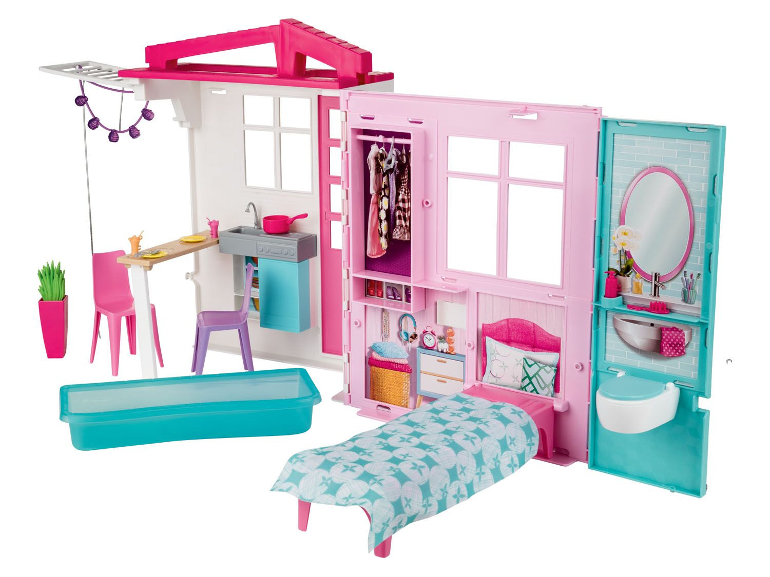 Barbie Vakantiehuis, incl. meubels en | Lidl.be