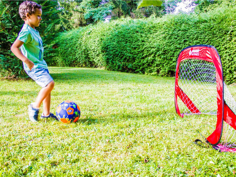 Ga naar volledige schermweergave: Schildkröt Set van 2 pop-up voetbaldoelen - afbeelding 3