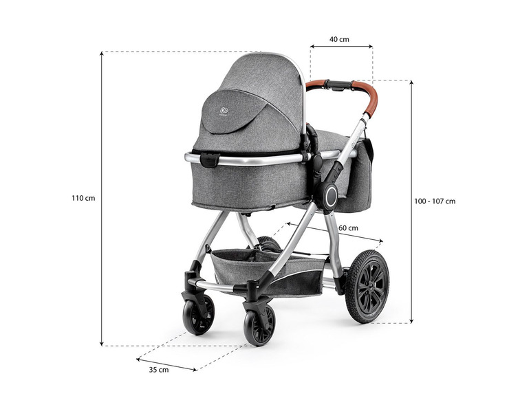 Aller en mode plein écran Kinderkraft Poussette VEO, 3 en 1 - Photo 18