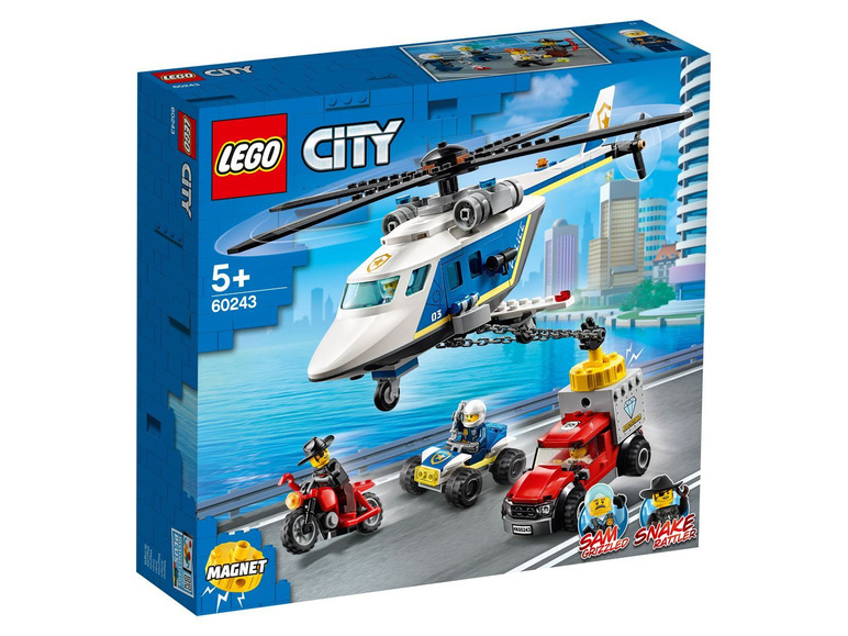 Ga naar volledige schermweergave: LEGO® City Politiehelikopter (60243) - afbeelding 1