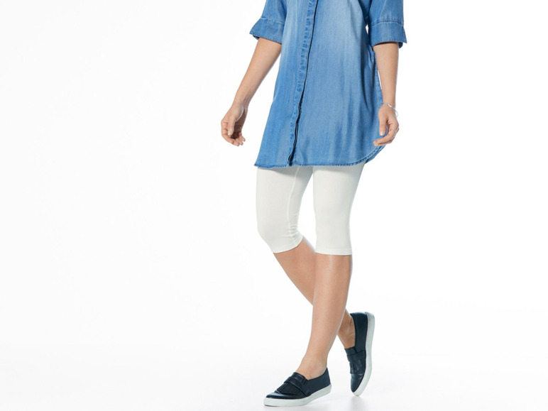 Ga naar volledige schermweergave: esmara® Caprileggings voor dames, katoen en elastaan - afbeelding 3