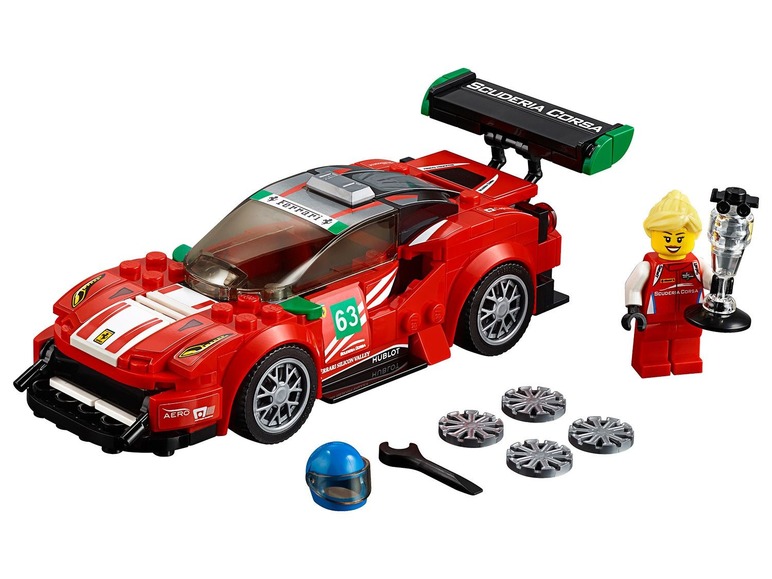 Ga naar volledige schermweergave: LEGO Ferrari 488 GT3 Scuderia Corsa (75886) - afbeelding 8