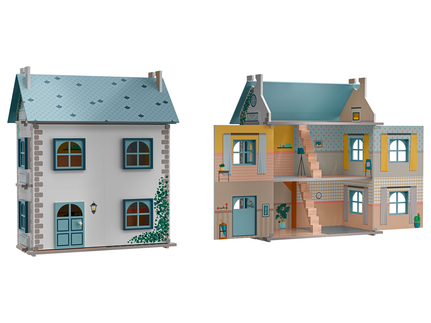 Maison En Carton à Colorier Lidl | Ventana Blog