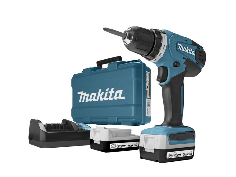 Ga naar volledige schermweergave: Makita Accuschroefboormachine DF347DWE, 14,4 V - afbeelding 1