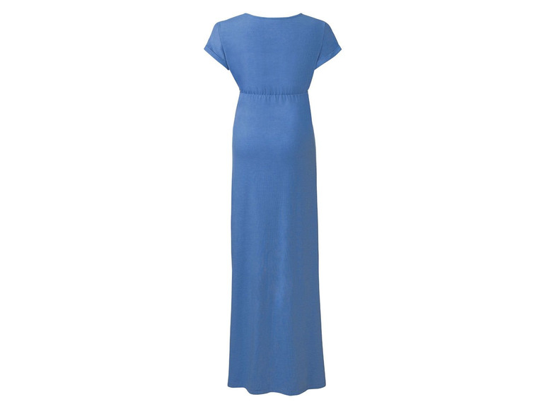 Ga naar volledige schermweergave: esmara® Zwangerschaps-maxi-jurk van een katoenmix met elastiek in de taille - afbeelding 7