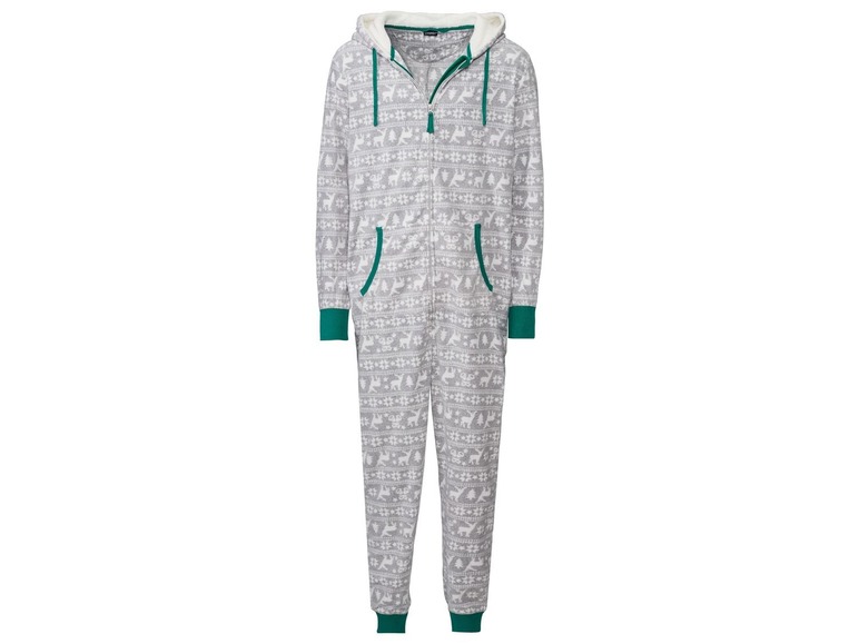 Ga naar volledige schermweergave: LIVERGY® Fleece onesie voor heren - afbeelding 2