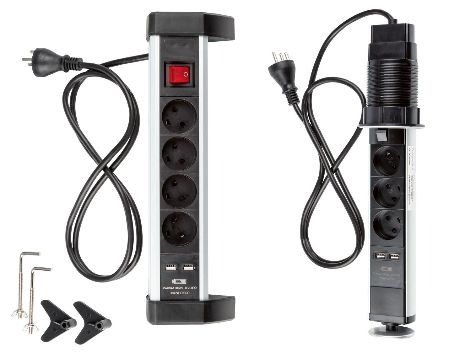 SILVERCREST® Multiprise avec ports USB Lidl.be