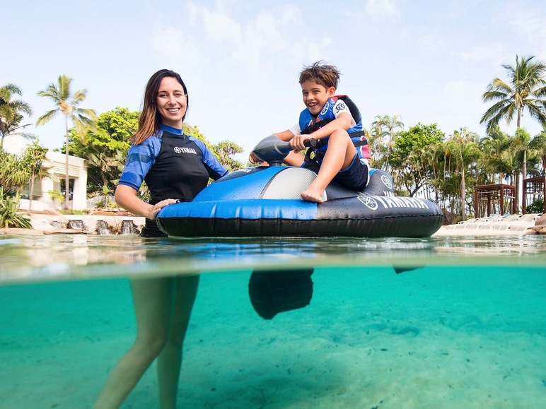 Ga naar volledige schermweergave: YAMAHA Opblaasbare waterscooter voor kinderen »Aqua Cruise«, met motor - afbeelding 6