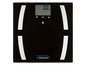 Une balance digitale noire avec Bluetooth de SilverCrest.