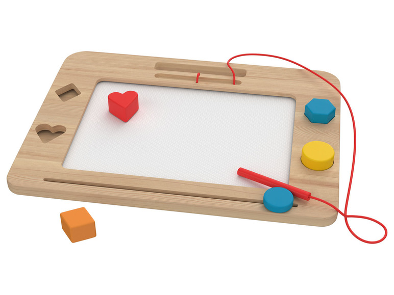 Aller en mode plein écran Playtive Tableau d'apprentissage ou ardoise magique en bois - Photo 3