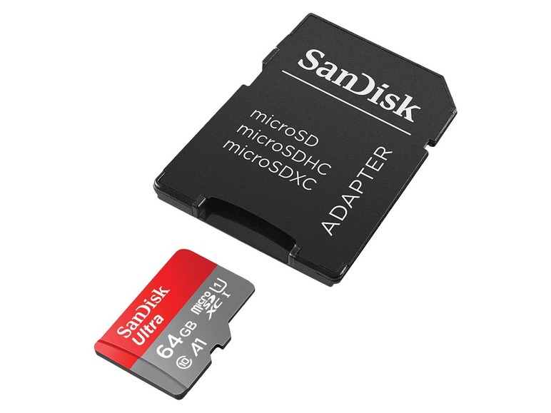 Ga naar volledige schermweergave: SanDisk Ultra A1 microSDXC 64GB geheugenkaart - afbeelding 2