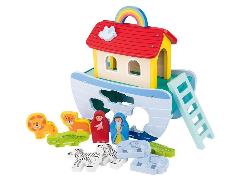 Ga naar volledige schermweergave: Playtive Houten Ark van Noah - afbeelding 1