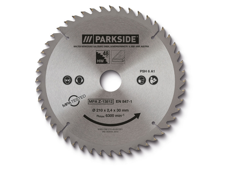 Ga naar volledige schermweergave: PARKSIDE® Cirkelzaagblad 160/190/210 x 2,2/2,4 x 30 mm - afbeelding 5