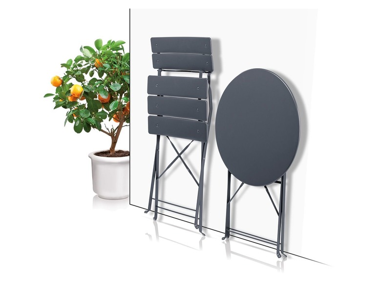 Ga naar volledige schermweergave: florabest Metalen bistroset, 3-delig - afbeelding 3