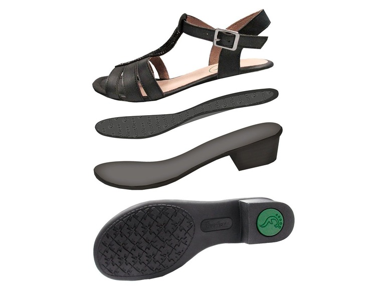 Ga naar volledige schermweergave: footflexx Comfortsandalen voor dames - afbeelding 9