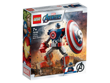LEGO® Marvel Super Heroes L'armature robot de Captain America (76168)