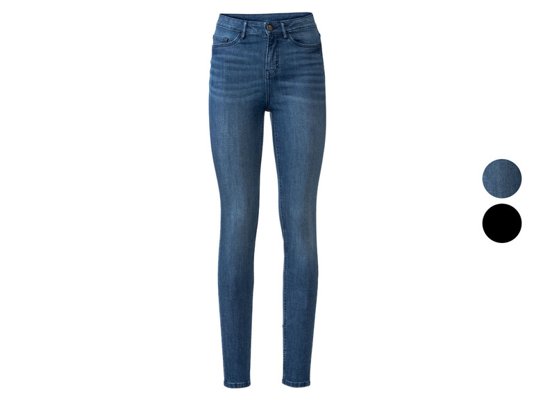Ga naar volledige schermweergave: esmara® Super skinny jeans met hoge taille van een katoenmix - afbeelding 1