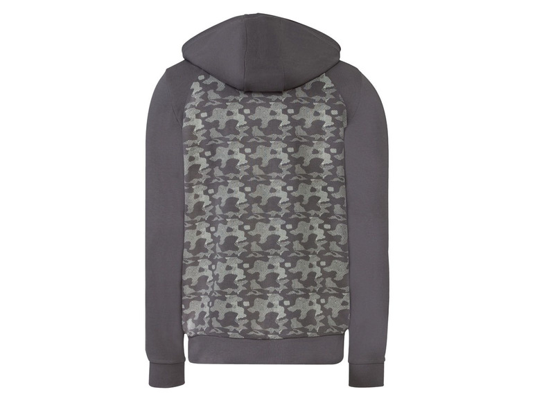 Ga naar volledige schermweergave: LIVERGY® Sweater met rits en kap van een biokatoenmix - afbeelding 7