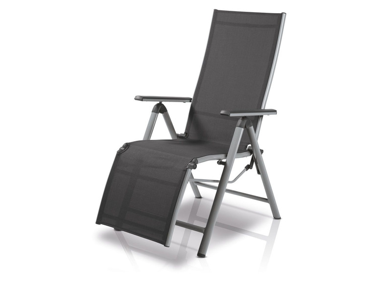 Aller en mode plein écran florabest Chaise relax en aluminium, pliable - Photo 8