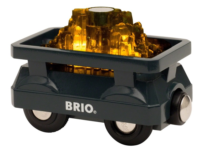 Ga naar volledige schermweergave: BRIO Lichtgevende goudwagon - afbeelding 1