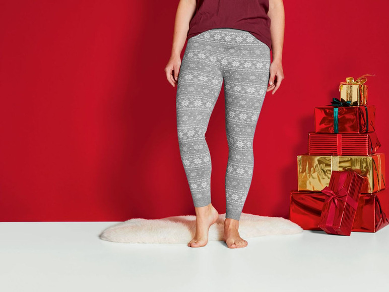 Aller en mode plein écran esmara® Legging de Noël pour femmes, viscose et polyamide - Photo 7