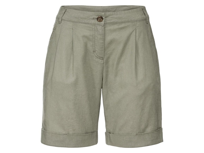 Ga naar volledige schermweergave: esmara® Short voor dames, linnen en katoen - afbeelding 15