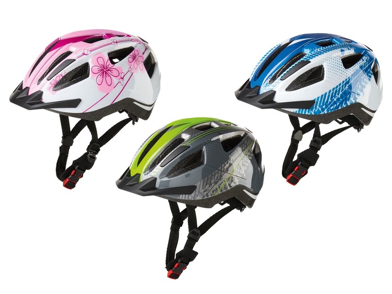 Aller en mode plein écran CRIVIT Casque de vélo pour enfants, lampe arrière amovible - Photo 1