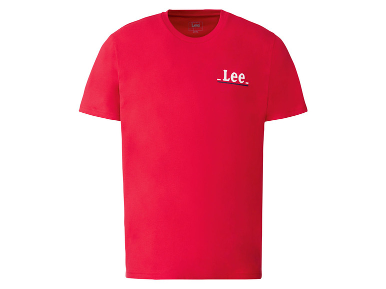 Ga naar volledige schermweergave: Lee Heren-T-shirt, met klein logo - afbeelding 2