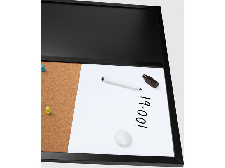 Ga naar volledige schermweergave: UNITED OFFICE® Multifunctioneel schrijf- en prikbord, 51 x 41 x 1,5 cm - afbeelding 9