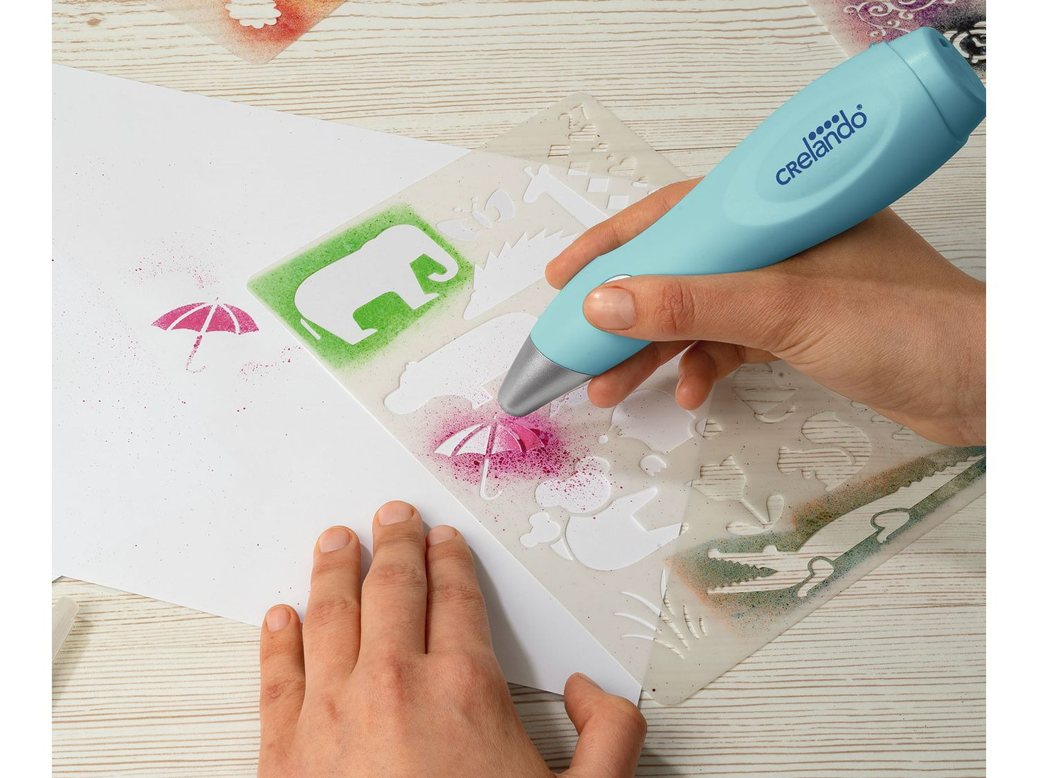 CRelando Airbrush starterset, 12delig Lidl.be