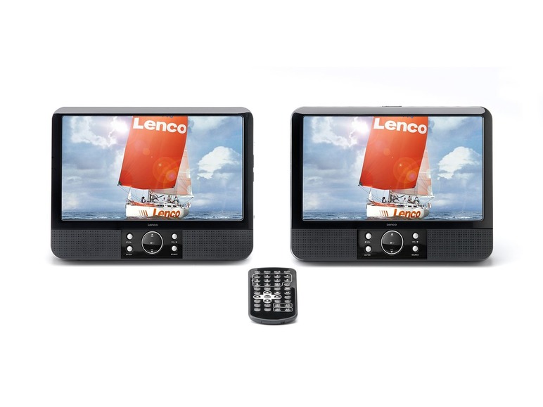 Aller en mode plein écran Lenco MES-403 set lecteur DVD portable - Photo 1