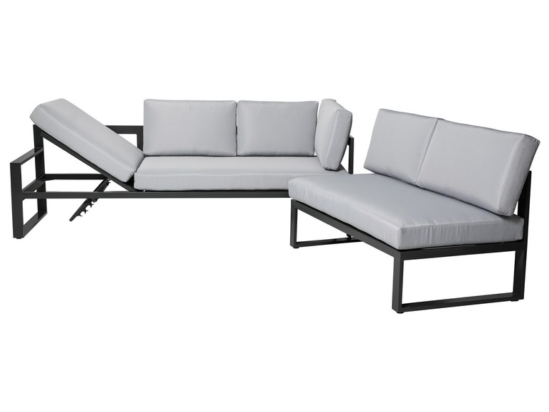 Ga naar volledige schermweergave: florabest Aluminium loungeset (3-delig) - afbeelding 2