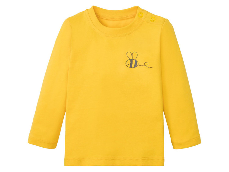Ga naar volledige schermweergave: lupilu® T-shirt met lange mouwen voor baby's, set van 2, 50/56 - 86/92 - afbeelding 2