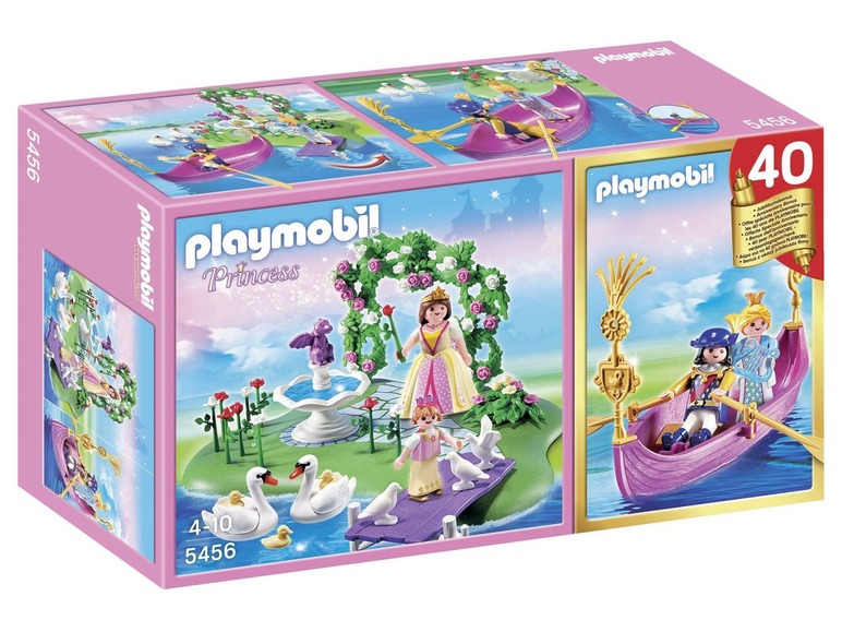 Ga naar volledige schermweergave: Prinsesseneiland met romantische gondel (5456), Playmobil - afbeelding 1