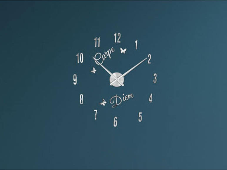 Aller en mode plein écran AURIOL® Horloge murale, chiffres autocollants - Photo 6