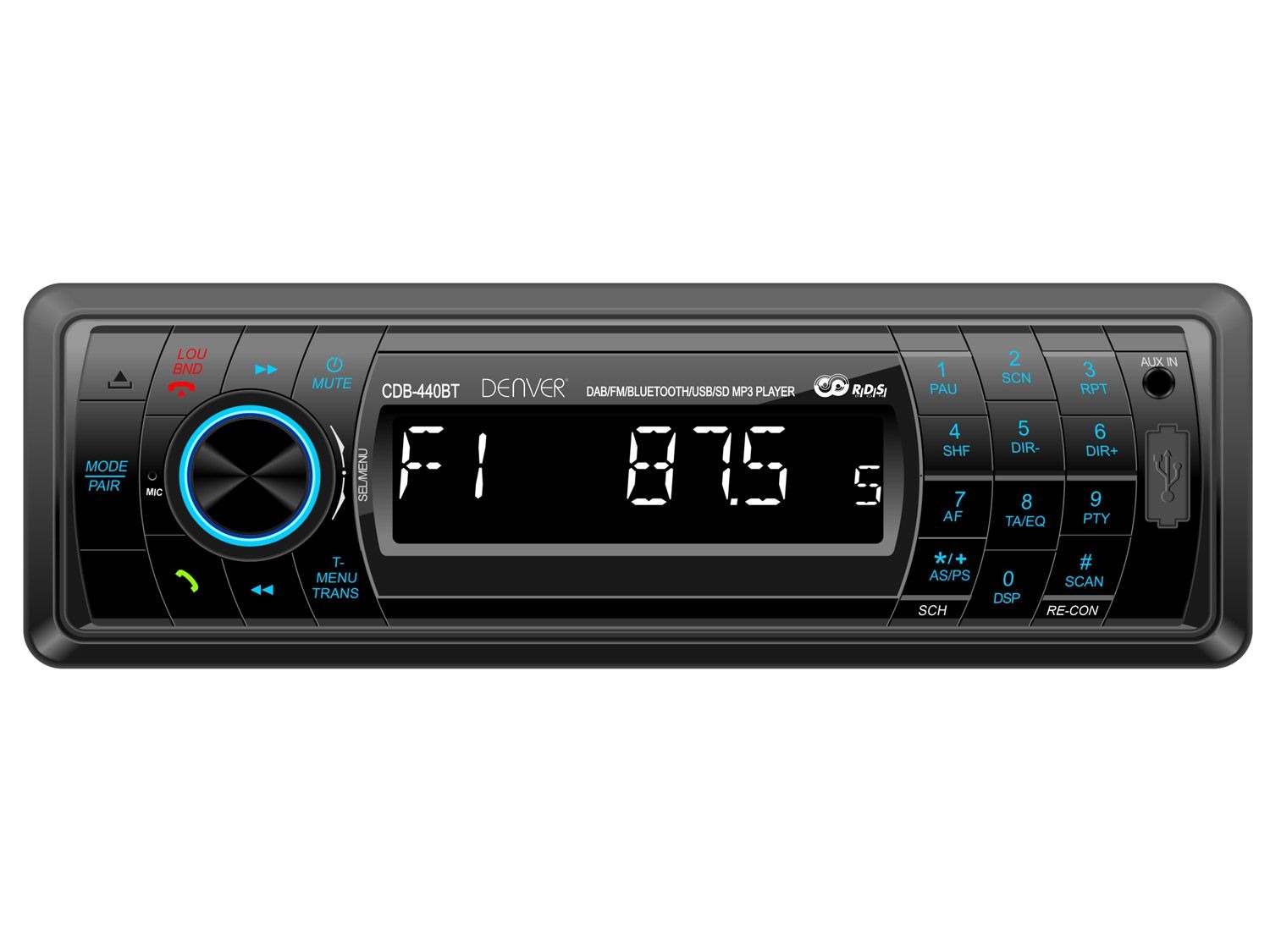 trui sensatie Ligatie DENVER DAB Autoradio CDB-44BT online kopen op Lidl.be